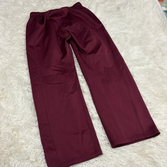 Nike Women's Therma Training Pants Burgundy/White Dri-Fit (867372-669) Size M - Picture 10 of 13